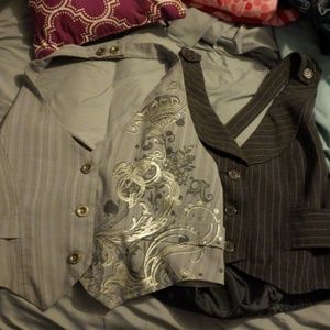 Pair of Cropped Vests